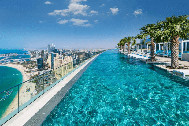 Migliori hotel a Dubai con piscina a sfioro